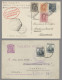Delcampe - Spain: 1880-2010 (ca.), Mittlerer Karton Mit Mehreren Hundert Belegen / Ganzsach - Autres & Non Classés