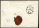 Lettre N°18f 1f Carmin Clair, Bien Margé, Obl. Gros Points Sur Lettre Au 2è échelon De Poids De Paris 19.01.1854 Pour Le - 1853-1860 Napoleone III