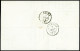 Lettre N°5, 40c Orange, OBL PC 188 + T15 Aurillac (1854) Sur Lettre Pour St Geniez (Aveyron), Certificat Robineau. TB - Altri & Non Classificati