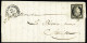 Lettre N°3 OBL Grille + Cursive "16 St Fort" + T15 St Genis De Saintonge Sur Lettre, Ind 23. TB - Altri & Non Classificati