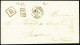 Lettre Enveloppe Recommandée De Castres-s-l'Agout 08.05.49 Avec R Et PP En Rouge-brun, Taxe "4" Au Dos Pour Un 1er échel - Other & Unclassified