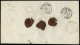 Lettre Enveloppe Recommandée De Castres-s-l'Agout 08.05.49 Avec R Et PP En Rouge-brun, Taxe "4" Au Dos Pour Un 1er échel - Other & Unclassified