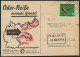 282 BREMEN-VEGESACK 1/ F 1965 (23.8.) 1K-Segment Auf Zweifarbiger Propagabda-Kt.: Oder-Neiße Niemals Grenze!.. Deutsche - Refugees