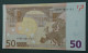 50 EURO SPAIN 2002 TRICHET MO45D5 V ERROR IN CODE  SC FDS UNC. PERFECT - 50 Euro