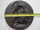 Plaque Médaillon En Fonte Lorraine 1870 - Metal