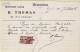 31261 / Memorandum H. THOMAS 50 Rue Aboukir Paris 18.07.1905 Reçu De BOISSELET Timbre Fiscal Quittance 10ct - Wechsel