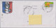 * Timbre De Naissance Nounours "c'est ..." (un Garçon) Sur Enveloppe Double Oblitération Et Routage Verso Annulé N°164 - Brieven En Documenten