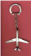 Porte Cléfs Ancien En Métal CHOCOLAT LANVIN Dijon AVION Keychain Plane - Schokolade
