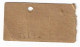 TICKET METROPOLITAIN Paris 2me  Classe - Unclassified