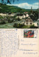Einruhr-Simmerath Panorama-Ansicht Partie A.d. ARAL-Tankstelle 1974 - Simmerath