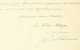 Willem III. König Der Niederlande (1817-1890) Autograph Den Haag 1850 King Of The Netherlands - Königliche Familien
