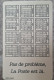 Petit Calendrier Poche  1991 La Poste  3614 Minitel Videoposte - Format Carte Bleue - Petit Format : 1991-00