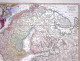 Homann's Scandinavia & Baltic Map Ca. 1720 – Copper Engraved, Hand-Coloured - Geographical Maps