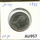 10 PENCE 1992 JERSEY Pièce #AU957.F.A - Jersey