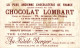 CHROMO CHOCOLAT LOMBART LA CHASSE EST OUVERTE - Lombart