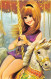 A733 Bamforth Taylor Tots Series Girl Riding Horse On Merry-go-round Postcard - Humor