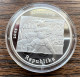Latvia Latvian January 1991 Silver 1 Lats 2006 Proof In Original Box With Certificate - Letonia