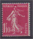 Semeuse N°238 1F10 Rose Neuf Sans Charnière Voir Scan Recto/verso - 1906-38 Säerin, Untergrund Glatt