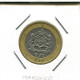 10 DIRHAMS 2002 MOROCCO BIMETALLIC Coin #AS094.U.A - Maroc