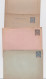 Saint-Pierre-et-Miquelon Carte-lettre Enveloppe Entier Postal Lettre Ancienne Lot De 3 Entiers Postaux - Cartas & Documentos