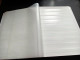 Delcampe - (F2) 2 X Albums De Timbres Au Format A4, 32+24 Pages Intérieures, 9+10 Bandes, Fond Blanc - Formato Grande, Sfondo Bianco