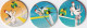 Pogs  Droopy Shell Et Coca Cola - Altri & Non Classificati