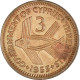 Monnaie, Chypre, 3 Mils, 1955 - Chipre