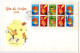France 2005 FDC Scott 3095a Booklet Pane - Characters From Titeuf Comic Strip, By Zep / Stamp Day; Auneau Postmarks - 2000-2009