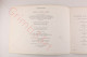 SABENA  - 1936 Junkers JU 52 - Abu Dhabi-Brussels, Dhahran-Brussels - Menu (23 X 29.5 Cm) - Menus