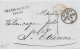 Sur Lettre 1863 Genève  à Destination De Saint-Etienne - Poststempel