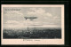 AK Bitterfeld, Totalansicht Mit Luftschiff, Zeppelin - Zeppeline