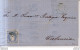 Año 1857 Edifil 48 Isabel II Carta Matasellos Rejilla Zaragoza Membrete Joaquin Juncosa Cod- Ci8104 - Briefe U. Dokumente