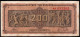 Greece, 200.000.000 Drachmai 9-9-1944, P-131Prefix Letters - Large Numbers - Grèce