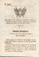 De72 Regio Decreto 1870,autorizza Le Grane Di Lucedio A Spese Separate Da Trino - Decrees & Laws