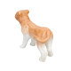 Figurine Ancienne Allemande Sujet Chat Puma Animal Miniature Biscuit Bibelot XIX Porcelaine - Tiere