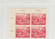 DDR: MiNr. 286-288, Postfrisch, Eckrand- Viererblock - Ungebraucht