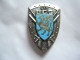 INSIGNE EMAIL TRAIN 412° BCS (Bataillon De Commandement Et Services) A.B PARIS ETAT EXCELLENT - Army