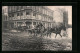 AK Kiel, Sturmflut 1904, Holstenstrasse Und Brückensteig - Überschwemmungen