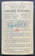 Eerwaarde Heer - VAN DEN BRANDE Alfons Marcel °WIEZE 1890 +EEKLO 1939 - Onderpastoor Herdersem, Knesselare En Temse - Obituary Notices