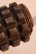 Delcampe - GRENADE CARBONE WW1 - 14/18 INERTE - - Decorative Weapons