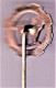 1° RCA. 1° Régiment De Chasseurs D'Afrique. SM. Insigne De Boutonnière épinglette. - Army