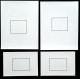 CONGO 1980-2000, SELECTION OF 4 DIFF, MNH BLOCK, M/SHEET, ZEPPELIN, AIR PLANE, AVIATION. - Unused Stamps