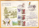 1993 Moldova USSR Real Mail, Multiple Postage Stamps. Inflation,  Overprint, Used - Moldawien (Moldau)