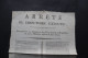 Affiche Arrêté Du DIRECTOIRE  Déserteurs AN  6 Autographes    /27/ - 1914-18