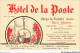 ANHP14-1089-PUBLICITE - HOTEL DE LA POSTE - CORPS-LA-SALETTE - ROUTE NAPOLEON - Werbepostkarten