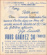 Chromo Chocolat Casino. Ticket Afrique 18. Fort Lamy. Cameroun. Folklore Africain. - Historical Documents