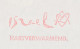Meter Cover Netherlands 1989 Israel - Heart Warming - Non Classés