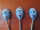 Delcampe - 10 Cuillères Russes En Argent 88 Zolotniks émaillées – XIXe – Attribuée à Mikhail Grachev - Silberzeug
