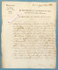 ● Magasin De L'ARBRESLE Fournitures Aux Troupes Alliées - Lettre Militaria 1815 - Historical Documents