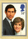 Delcampe - T3 1981 The Prince Of Wales And Lady Diana Spencer (gyűrődések / Creases) - Unclassified